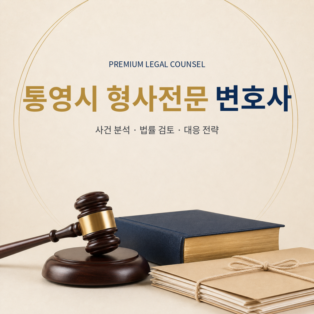통영시 형사전문 변호사