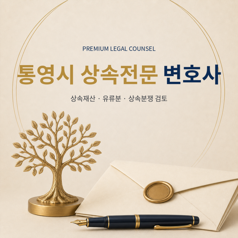 통영시 상속전문 변호사