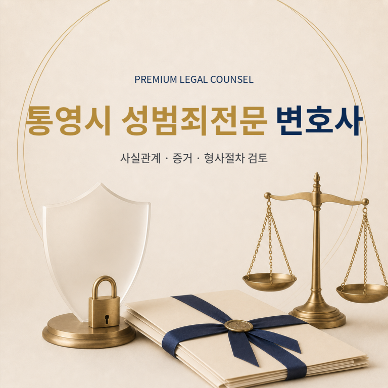 통영시 성범죄전문 변호사