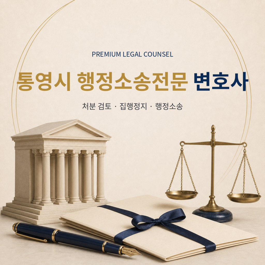 통영시 행정소송전문 변호사