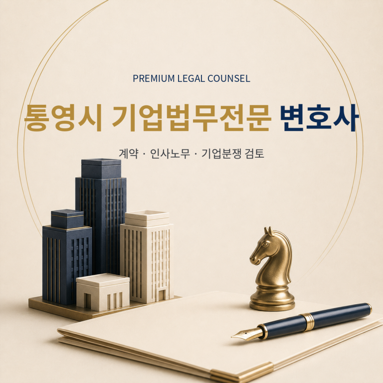 통영시 기업법무전문 변호사